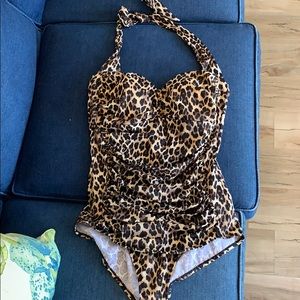 Ruby Ribbon Cheetah One Piece